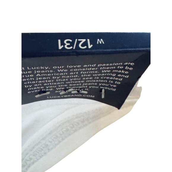 Lucky Brand Womens Ava Skinny Jeans W12/31 White Mid-Rise Denim Cotton Blend - Picture 6 of 12